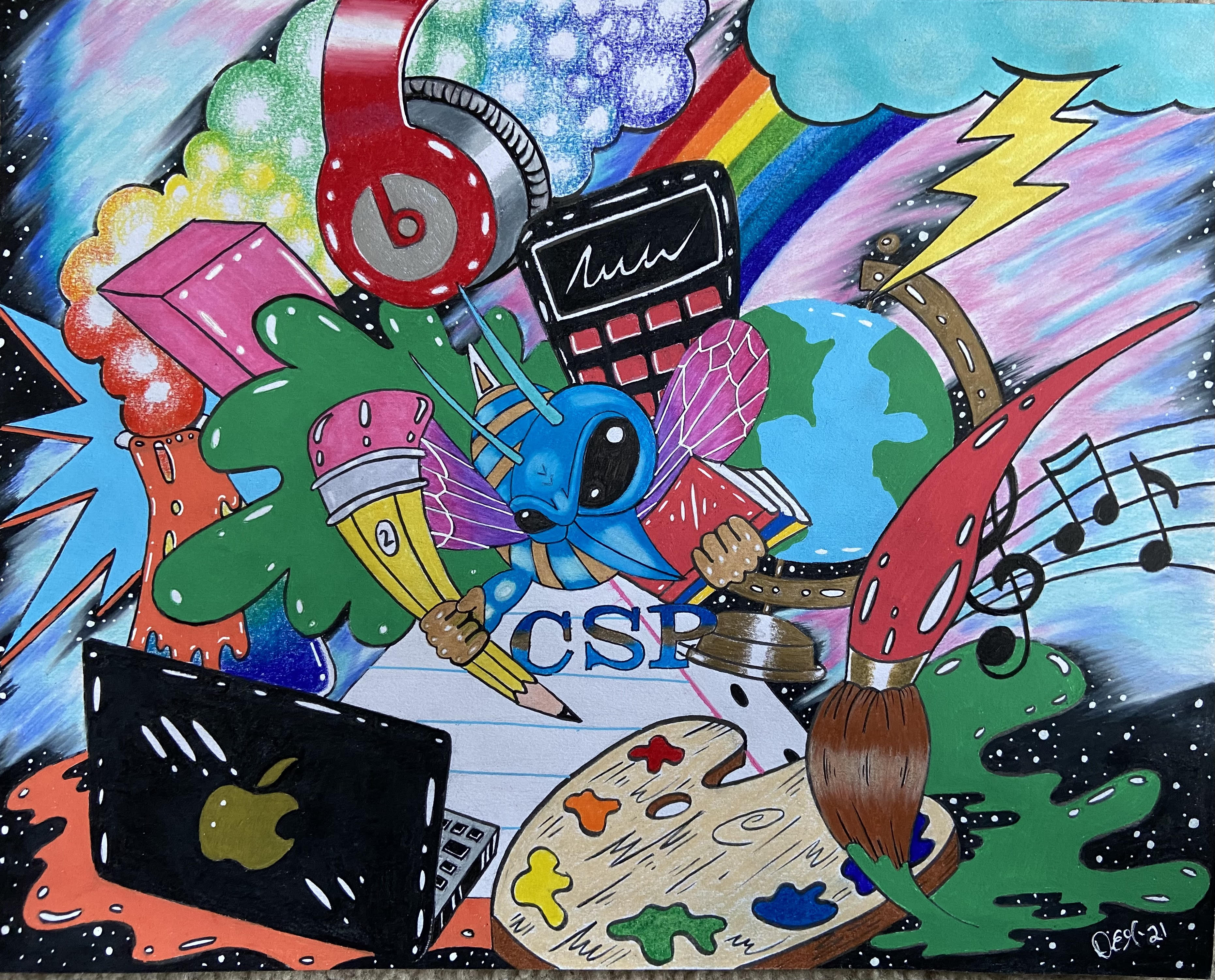 CSP Mural by Daniel Galuszek